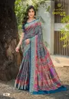 Dastoor Vol 5 By Kashvi Viscose Bright Moss Foil Online Saree Wholesale
